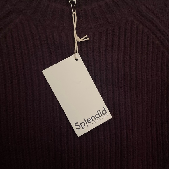 Splendid Dark Maroon Sweater NWT - Picture 5 of 6